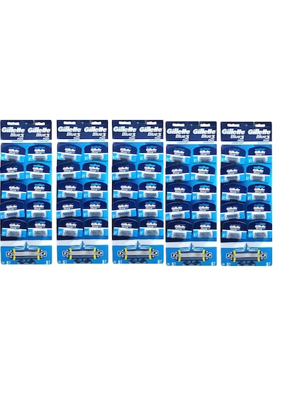 Gillette Blue3 Comfort Tıraş Bıçağı Kartela 5x10'lu