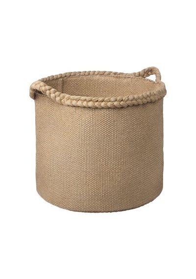Ikea Mävınn Sepet, Jüt, 37x35x35 Cm Hasır Jüt Siyah