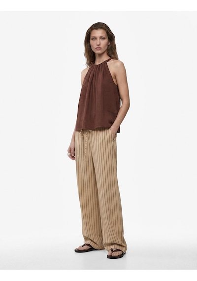 Koton Viskon Rayon Kumaş Kolsuz Büzgülü Halter Yaka Bluz Kahverengi 6sak60292pw Kahve Koton Viskon Rayon Kumaş Kolsuz Büzgülü Halter Yaka Bluz Kahverengi 6sak60292pw Kahve