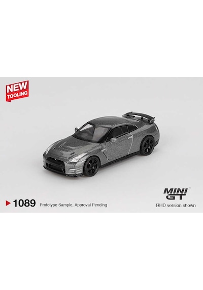 Mini Gt 1:64 Nissan Gt-r 2013 Nismo R35 Crs Dark Metal Gray Diecast Model Araba Gri