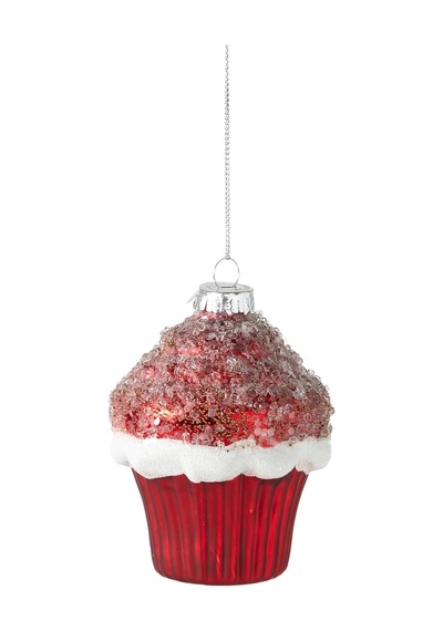 Mudo Home Red Cupcake Ağaç Süsü 10 Cm Sku: Smg8690010213839