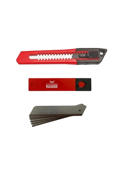 Vıp-tec Vt875107 Profesyonel Maket Bıçağı 160x18mm + 10 Adet Yedek