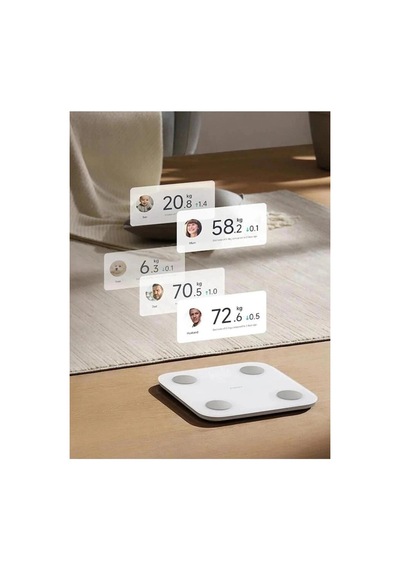 Mi Body Composition Scale S400 Akıllı Bluetooth Baskül Beyaz Tartı Yağ Ölçer Vücut Analizi Çok Renkli