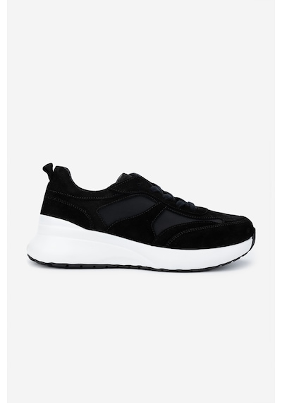 Valmenti Kadın Sneakers & Spor Ayakkabı 1050 05 Bn Ayk Sk24-25 Syh Suet/syh Prst Siyah