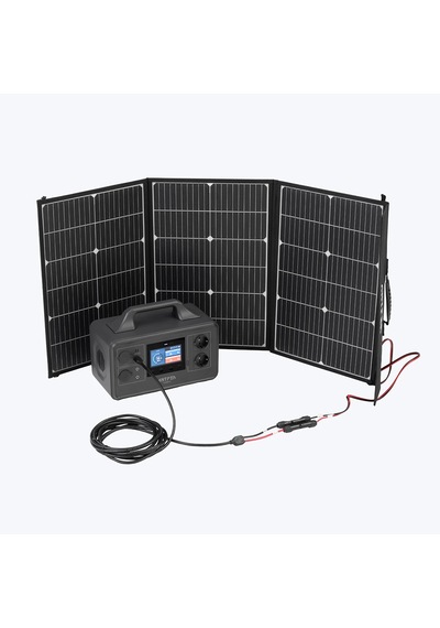 Antfea S500pro Taşınabilir Güç Sistemi 500w + 100w Taşınabilir Güneş Paneli + Mc4 Xt60 Dönüşüm Kablosu 5m