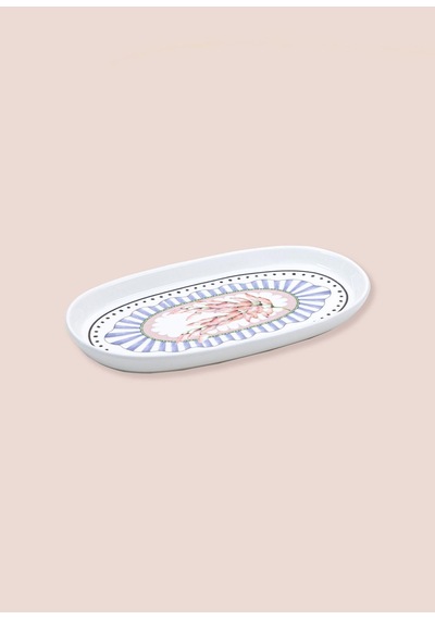The Mia Spring Oval Servis 2li 29 Cm Renkli