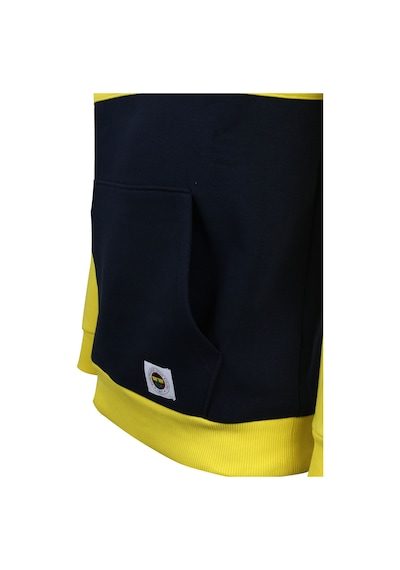Fenerium Erkek Trıbun Sarı Reglan Kollu Sweat Sarı-lacıvert Sarı - Lacivert