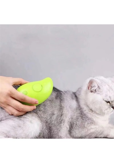 Buharlı Kedi & Köpek Yıkama Fırçası Tarağı Yumuşak Silikon