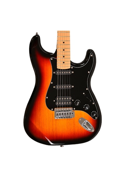 Madison Meg-3ts Elektro Gitar Sunburst Strat Tipi Klasik Rock Gitarı