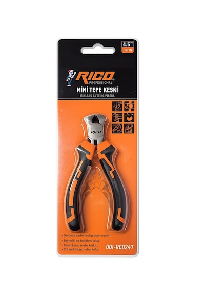Rico Mini Pense Seti Kargaburun Yankeski Kerpeten 4 Parça 115mm