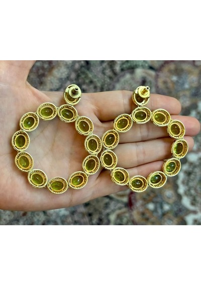 Peridot Elmas Küpe 102
