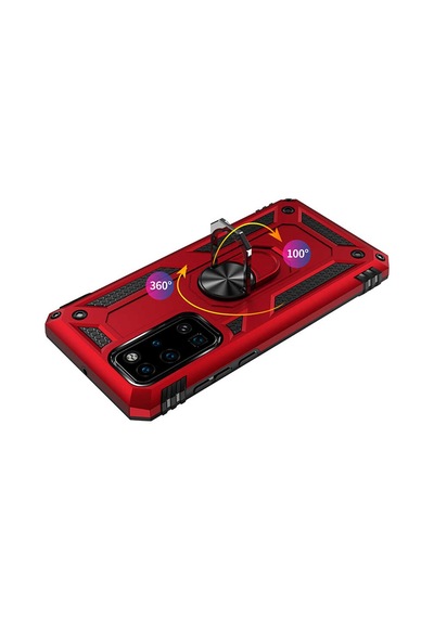 Huawei P40 Kılıf Zore Vega Kapak Kırmızı