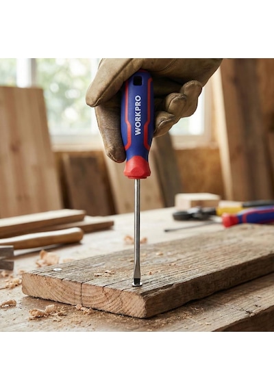 Workpro Wp221013 3x75mm Cr-v Profesyonel Düz Tornavida