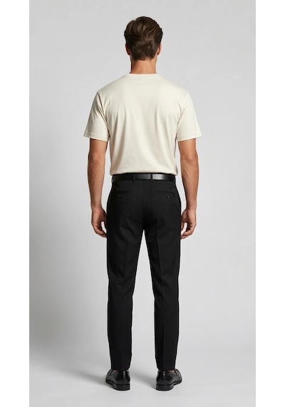 Lenasso Soft Touch Basic Erkek T-shirt Ekru