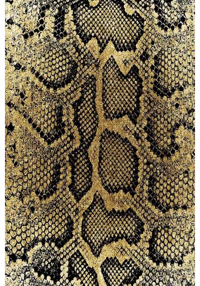 Gold Krokodil Timsah Dokuma Leke Tutmaz Masa Örtüsü Mso067n11 Altın