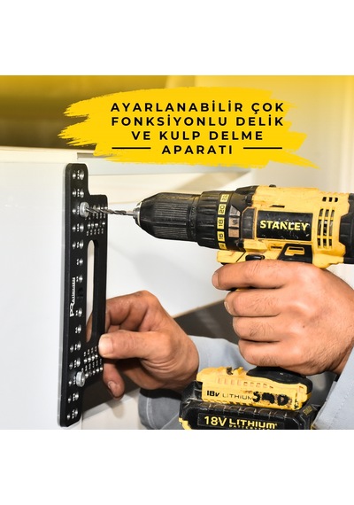 Ayarlanabilir Çok Fonksiyonlu Kulp Ve Delik Delme Aparatı