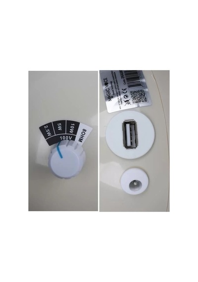 Hubrendy Sh Magicvoice Mv-12 7.5 Cm 20 Watt Komütatörlü Hat Trafolu Krem Beyazı Sütun Sarkık Hoparlö