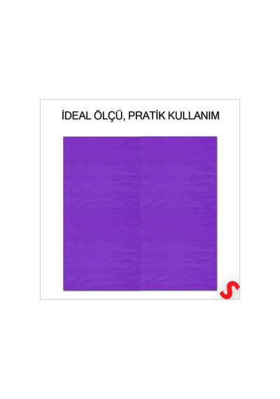 Mor Peçete - 33cm X 33cm - 20 Adet