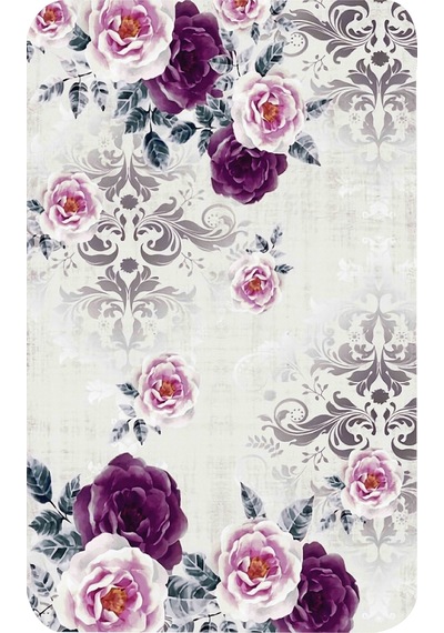 Rovigo Home Baskılı Kaymaz Taban 2 Li Banyo Paspas Takım Rvg5075-100X60-60X50 Çok Renkli