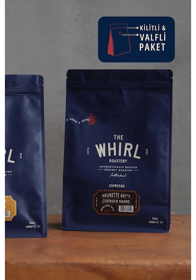 The Whirl Espresso Brunette 441 F Çekirdek Kahve 1 Kg X 2 Adet Çekirdek Kahve