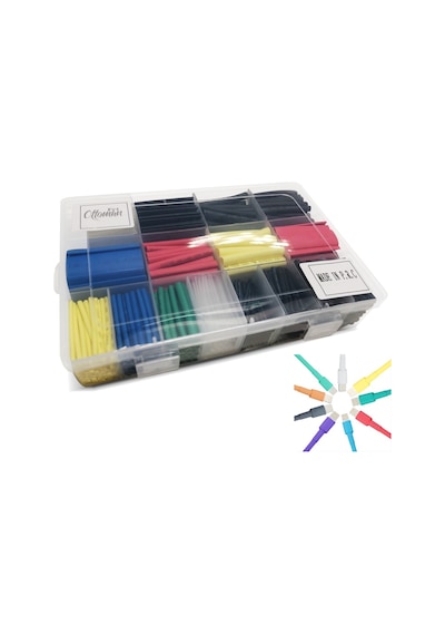 Makaron Kablo Yalıtım Isı Boru Daralan 580 Parça Kablo Tamir Kiti (503777087)