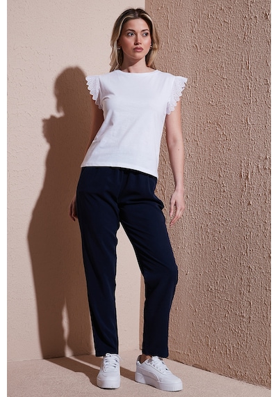 Fashion Friends Bayan Pantolon 25y0477k1 Lacivert Lacivert