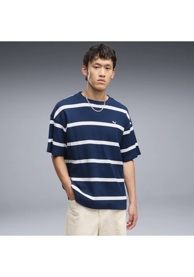 Puma Select Essentials Waffle Tee Lacivert Erkek T-shirt