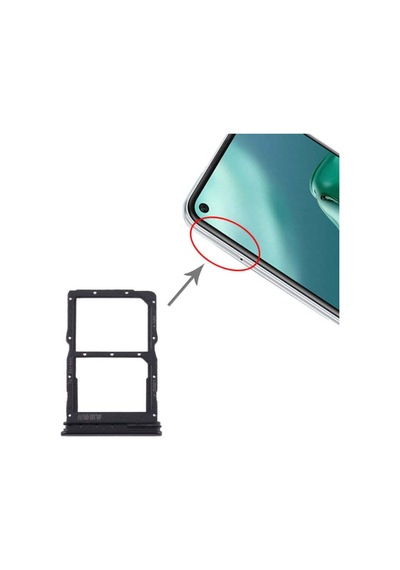 Huawei Uyumlu P40 Lite 5g Sim Kart Tepsisi + Kart Tepsisi Siyah İnd08203