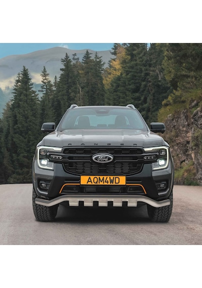 Ranger 2023+ Uyumlu Ford Glo Star Chrome Ön Koruma Demiri / Pst27