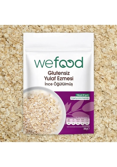 We Food Glutensiz İnce Öğütülmüş Yulaf Ezmesi 300 G