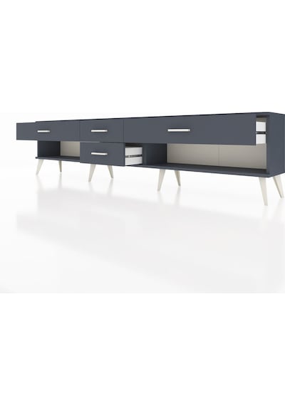 Arges Tv Ünitesi 4 Çekmeceli 220x30x51 Antrasit-antrasit Antrasıt/antrasıt - Antrasıt Arges Tv Ünitesi 4 Çekmeceli 220x30x51 Antrasit-antrasit Antrasıt/antrasıt - Antrasıt