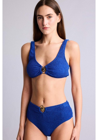 Defacto Regular Fit Bürümcük Bikini Altı-fall İn Love E0209ax25smbe114 Mavi