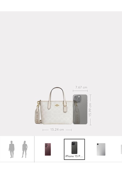 Coach City Mini Tote Kadın Çanta Acı Kahverengi
