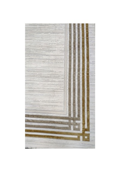 4 Metrekare - 6 Metrekare Bambu Tarz Modern Salon Oturma Odası Mutfak Halısı Antialerjik Gold 7280gold