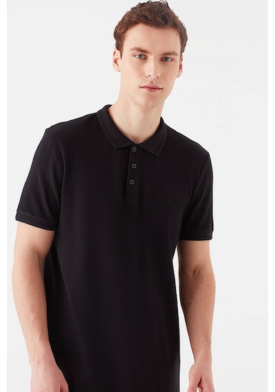 Mavi Erkek Polo T Shirt 064946-21842 Siyah Siyah