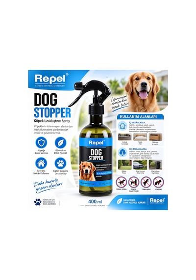 Repel Dog Stopper Köpek Uzaklaştırıcı Sprey 400 Ml