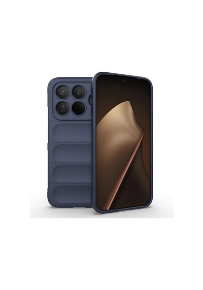 Vendas Xiaomi 15t Pro Kılıf Esnek Tpu Oyuklu Arka Yüzey Tasarımlı Zore Etnik Silikon Kapak Lacivert