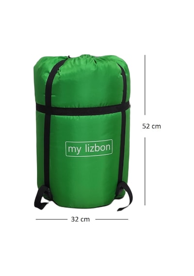 My Lizbon Çift Kişilik Uyku Tulumu-Yeşil