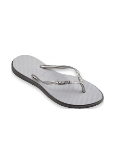Havaianas 4149584 Sslim Point Parmak Arası Açık Gri Kadın Terlik Siyah