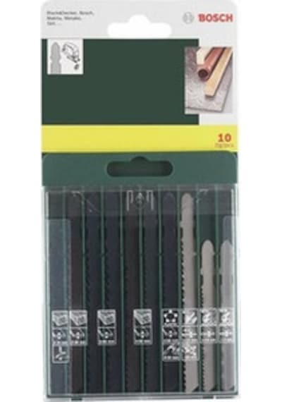 Bosch DIY 10'lu Karışık Dekupaj Testere Seti - 2607019461