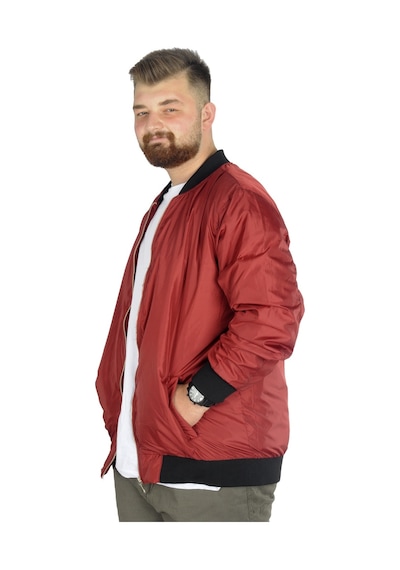 Mode Xl Büyük Beden Erkek Kolej Mont Jesica 22611 Bordo 001