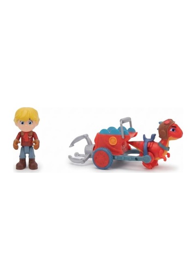 Gioc-hi Lisanslı Dinozor Ranch Jon Ve Blitz'in Turbo Pençesi Figür Ve Araç Eğitici Oyun Seti
