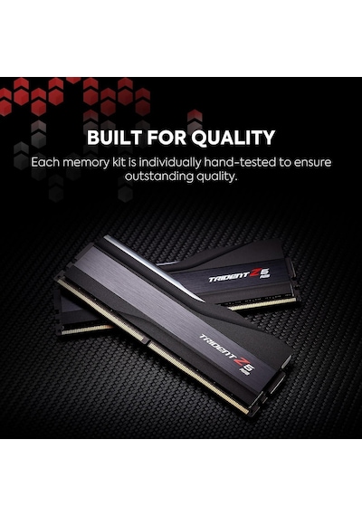 Gskill F5-6800J3446F48GX2-TZ5RK 96 GB (2x48) Trident Z5 RGB 6800 MHz CL34 DDR5 Ram