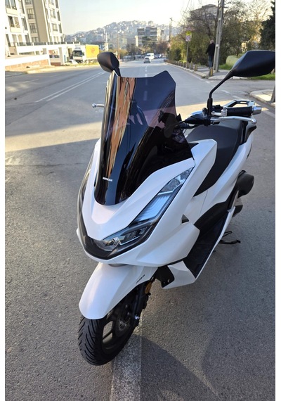 Motocam Honda Pcx Ön Cam 2021-2024 Model 47cm Siyah Renkli 4mm Sportif