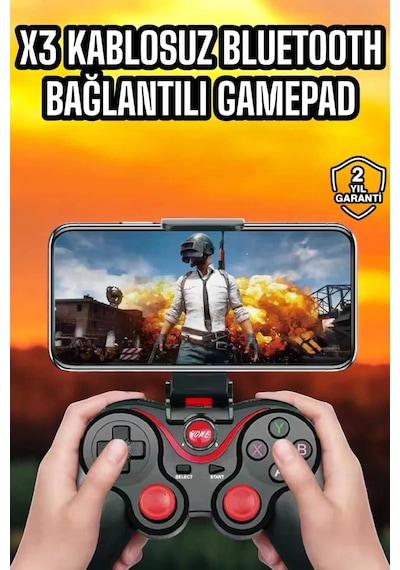 Android Uyumlu Gamepad X3 Game Stick Oyun Kolu Bluetooth Bağlantılı 74193442