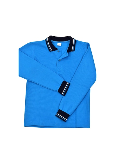 Baglan Kolej Polo Yaka Selanik Sweat Turkuaz K-ms-05
