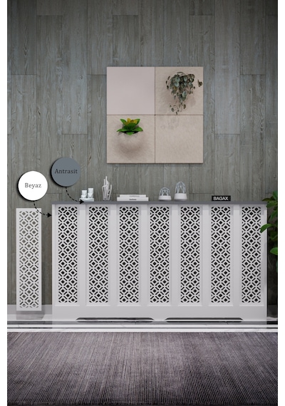 Dekoratif Petek Kaplama Modern Kalorifer Peteği Gizleme Ünitesi 11 Desen 9 Renk İç Ölçü 136 Cm Dış Ölçü 140 Cm Petek 136 Beyaz Üstü Antrasit D4 Dekoratif Petek Kaplama Modern Kalorifer Peteği Gizleme Ünitesi 11 Desen 9 Renk İç Ölçü 136 Cm Dış Ölçü 140 Cm Petek 136 Beyaz Üstü Antrasit D4