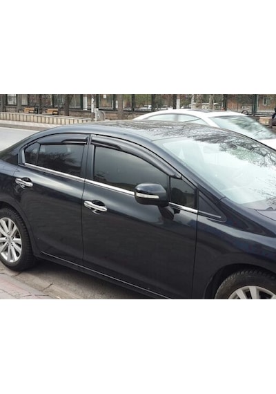Honda Civic Mügen Cam Rüzgarlığı 2012-2016 Arası 4 Lü Set N11.32659