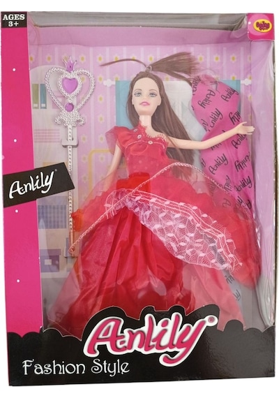 Oydaş Oyuncak Anlily Fashion Style Bebek Oyd-02256-kahverengi Saçlı Bebek