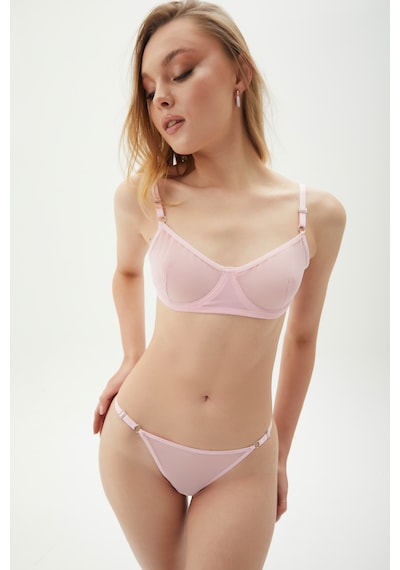 Arinda Comfort Sofi Pembe Tül Balenli Balenli Kapsız Nefes Alabilen Rahat Sütyen Tanga Alt Üst İç Çamaşırı Takımı 2 Parça Pudra Pembe Arinda Comfort Sofi Pembe Tül Balenli Balenli Kapsız Nefes Alabilen Rahat Sütyen Tanga Alt Üst İç Çamaşırı Takımı 2 Parça Pudra Pembe